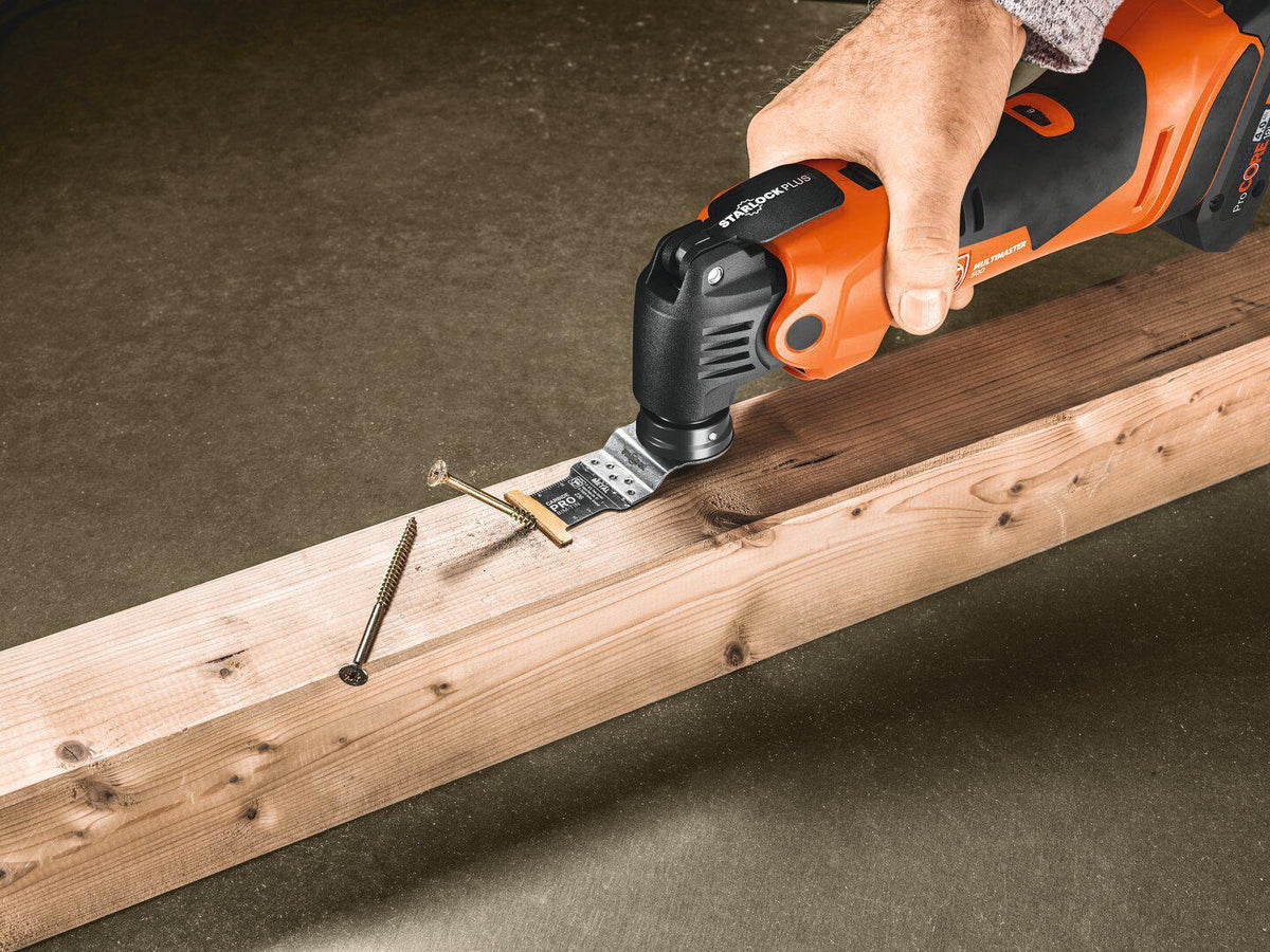 FEIN Akku-MultiMaster AMM 500 Plus Top AS 18V StarlockPlus – Profi-Multifunktionswerkzeug mit QuickIN