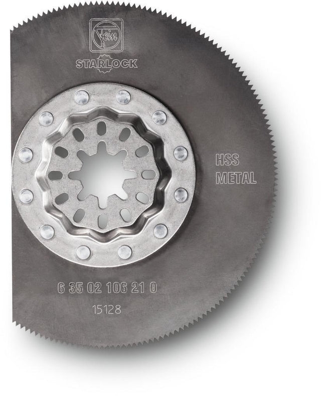 FEIN Segmentsägeblatt HSS Ø 85 mm Starlock für Blech, Kunststoff, GFK und Holz