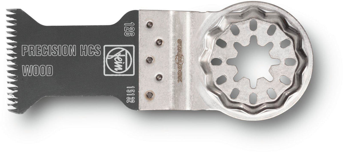 FEIN Sägeblatt E-Cut Precision 35 mm Starlock – Doppelreihige Japan-Verzahnung für Holz, Gipskarton & Kunststoffe