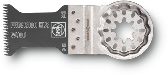 FEIN Sägeblatt E-Cut Precision 35 mm Starlock – Doppelreihige Japan-Verzahnung für Holz, Gipskarton & Kunststoffe