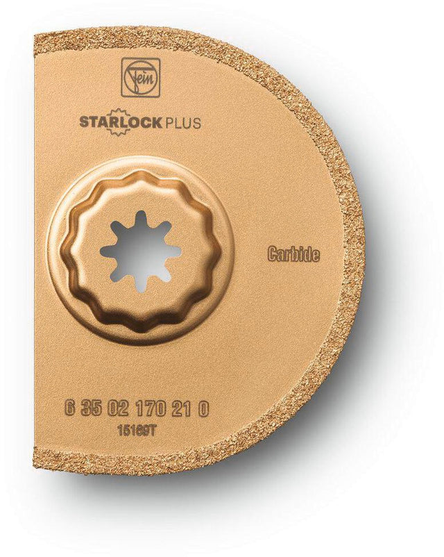 FEIN Segmentsägeblatt Ø 90 mm HM StarlockPlus – Schnittbreite 1,2 mm für Fliesen- und Putzarbeiten
