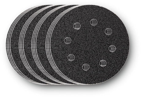 FEIN Haftschleifscheiben-Set 115 mm – Körnungen 60, 80, 120, 180 für Grob- bis Feinschliff