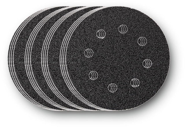 FEIN Haftschleifscheiben-Set 115 mm – Körnungen 60, 80, 120, 180 für Grob- bis Feinschliff