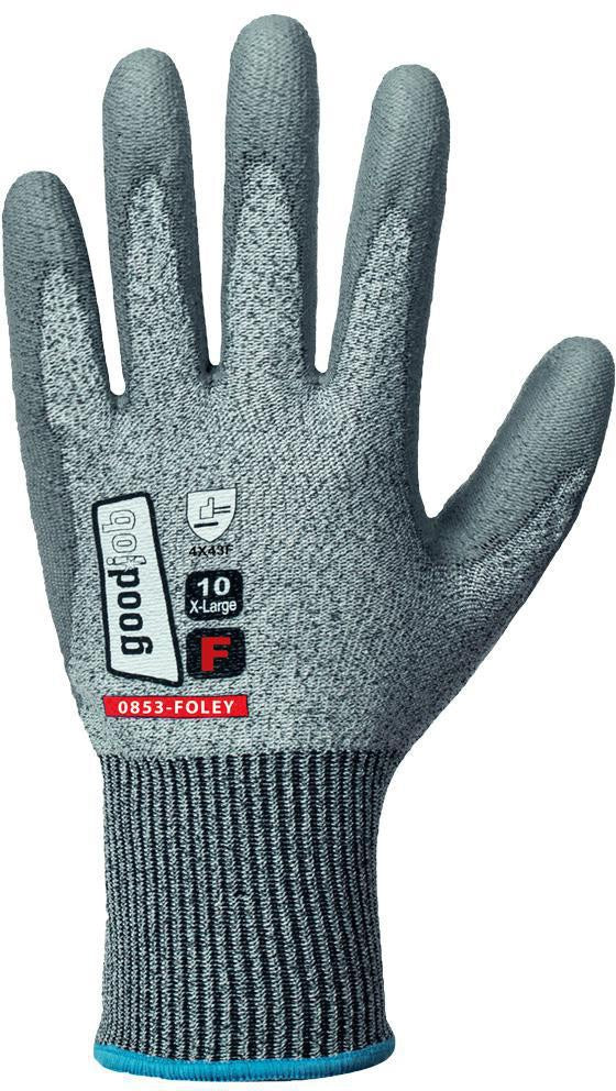 GOODJOB Schnittschutzhandschuhe FOLEY Gr.07 grau EN 388 – Schnittschutzlevel F