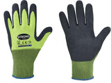 STRONGHAND Handschuhe Flexter Gr.7 neongelb/grau EN 388 PSA II – 12 Paar