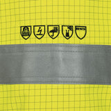 SAFESTYLE Multinorm-Pilotjacke HERIBERT Warnschutz Gr. S warngelb