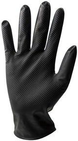 STRONGHAND Einweghandschuhe Nitril Orange Gr. 8 – 50 Stück, puderfrei & lebensmittelecht