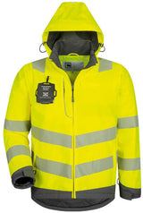 Warnschutzjacke ANDOMAR Gr.XXL gelb/grau ELYSEE – 3-in-1 mit abnehmbarer Weste, EN ISO 20471 Kl. 3