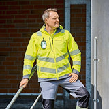 Warnschutzparka ARWID Gr.XXL gelb/grau von ELYSEE – EN ISO 20471 Kl. 3, wasserdicht, atmungsaktiv