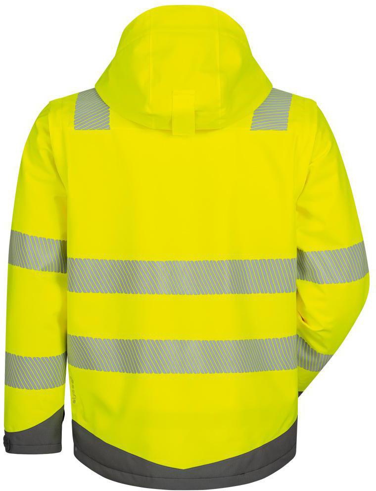 Warnschutzjacke ANDOMAR Gr.XXL gelb/grau ELYSEE – 3-in-1 mit abnehmbarer Weste, EN ISO 20471 Kl. 3