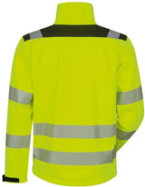 Warnschutz-Softshelljacke RYAN Gr.2XL gelb/schwarz ELYSEE – EN ISO 20471 Kl. 3, wasserdicht