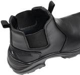 Sicherheitsstiefel MERSEY von WICA – S7 SC FO SR, schwarzes Leder, Gr. 40, Weite 11,5