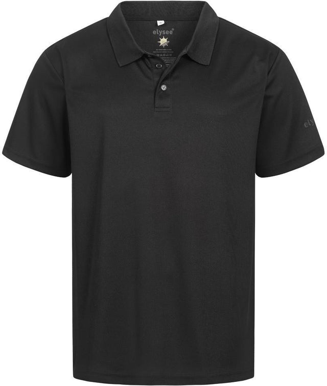 ELYSEE Herrenpoloshirt TINEO Gr. S schwarz – UV-Schutz UPF 40+ & atmungsaktiv