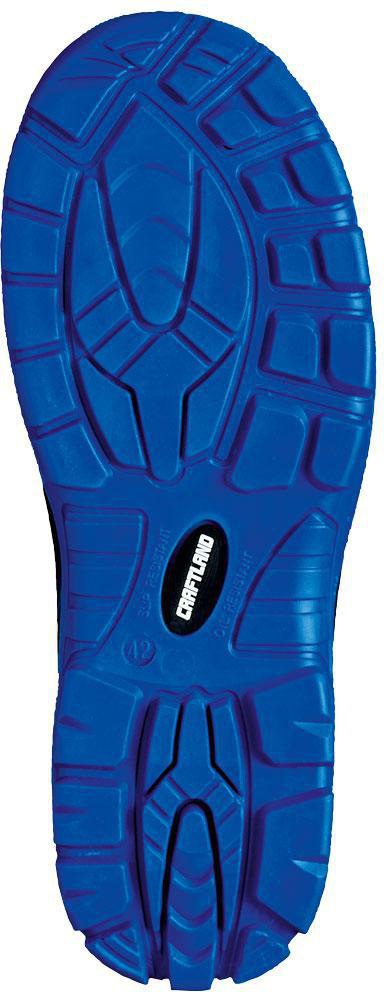 CRAFTLAND Sicherheitsschuh NAUEN S3 FO SR ESD, Gr. 40, Weite 10,5, schwarz/blau