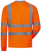 SAFESTYLE Warnschutz-Langarm-T-Shirt OLEAS Gr. M gelb – UV-Schutz UPF 40+ & EN ISO 20471 Kl. 2