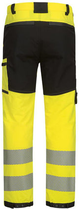ELYSEE Warnschutzbundhose REIMS Gr.48 gelb/schwarz – 4-Wege-Stretch, UV-Schutz, EN ISO 20471 Kl.2