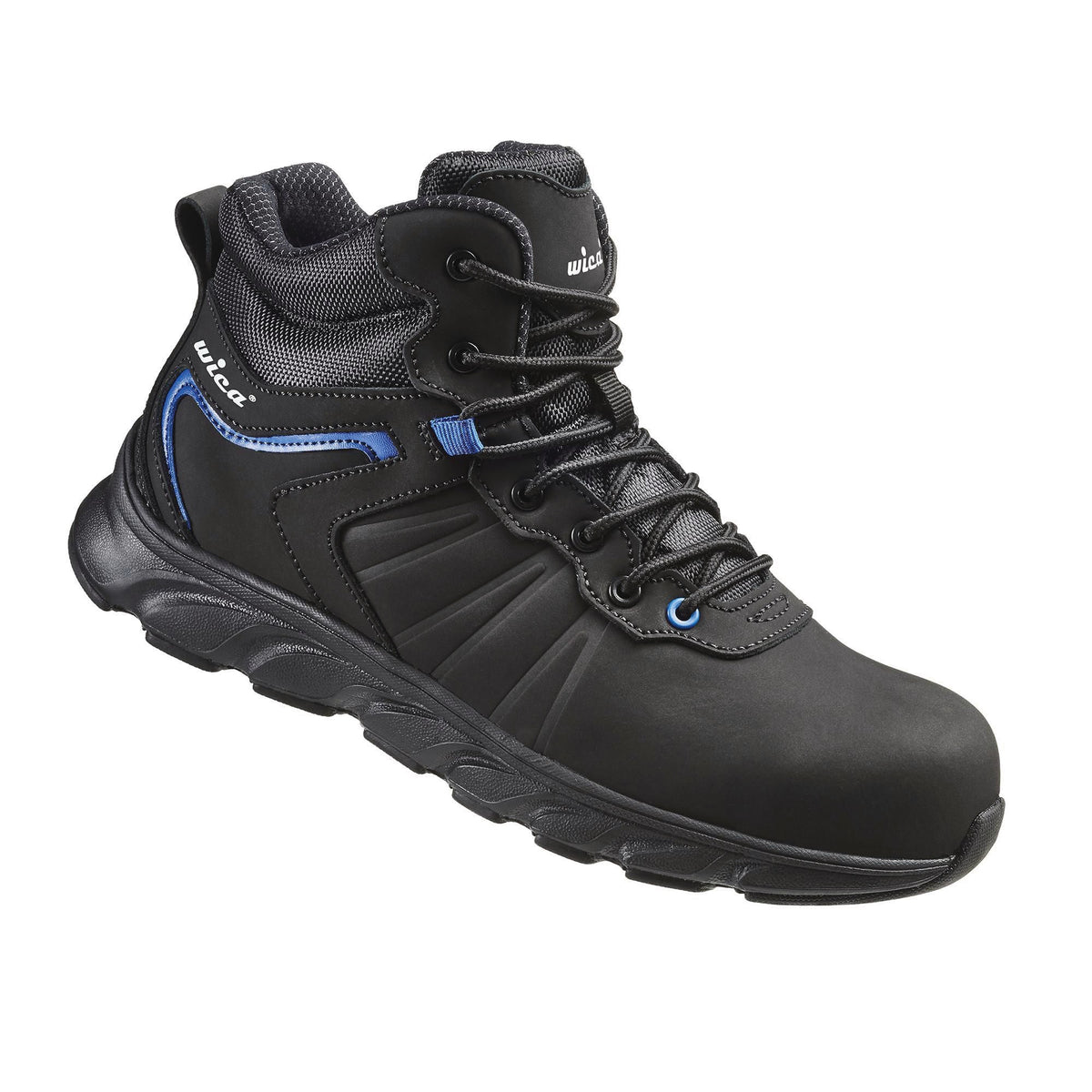 Sicherheitsstiefel Mathi S3 SRC von WICA – Metallfreier Nubukleder-Stiefel, Gr. 40