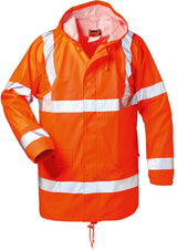 Warnschutzjacke FINN Größe M fluoreszierend orange von NORWAY – EN ISO 20471 Klasse 3, wasserdicht