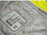 ELYSEE Warnschutz-Softshelljacke Melvin gelb/schwarz – EN ISO 20471 Kl. 3, wasserdicht & atmungsaktiv