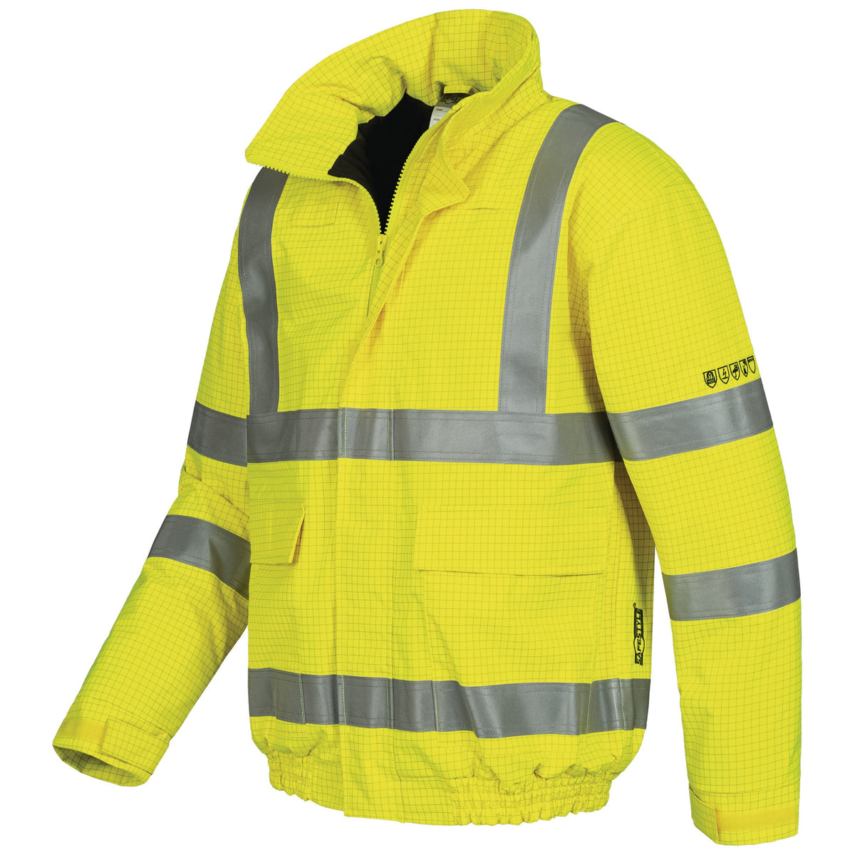 SAFESTYLE Multinorm-Pilotjacke HERIBERT Warnschutz Gr. S warngelb