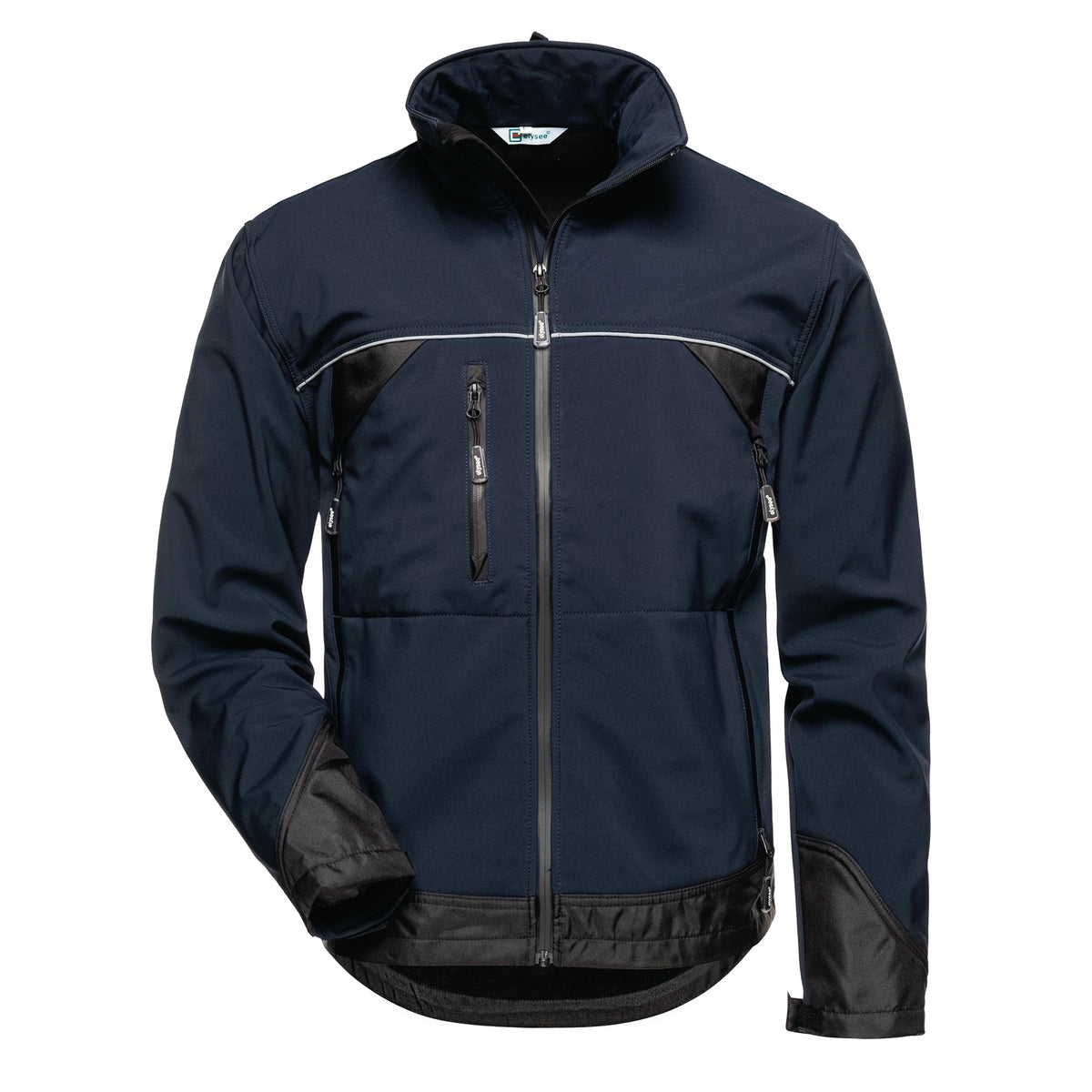 Softshelljacke ELYSEE ALPHA Schwarz Gr. M – Winddicht, Wasserdicht, Atmungsaktiv