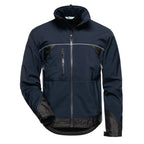 marine/schwarz / L / 96% Polyester, 4% Elastan, 3-Lagenlaminat (Softshell), Einsatz an Saum und Ärmelsaum: 100% Polyester, Oxford