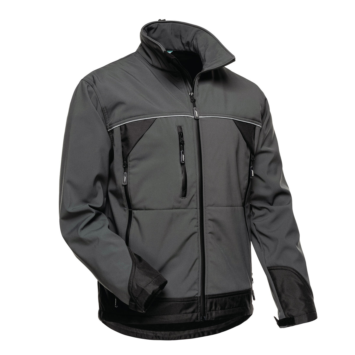Softshelljacke ELYSEE ALPHA Schwarz Gr. M – Winddicht, Wasserdicht, Atmungsaktiv