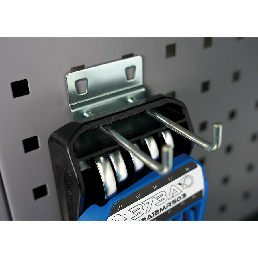 KING TONY Profi-Werkzeuge - Ratschen-Ring-Maulschlüssel, metrisch, im Etui - 12 tlg. 122A12MRS03