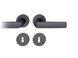 FSB Rosettengarnitur 12 1267 Aluminium 0810 schwarz eloxiert DIN L/R