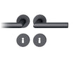 FSB Rosettengarnitur 12 1076 Aluminium 0810 DIN L/R mit Knopf – Wechselgarnitur EN 1906 Klasse 4