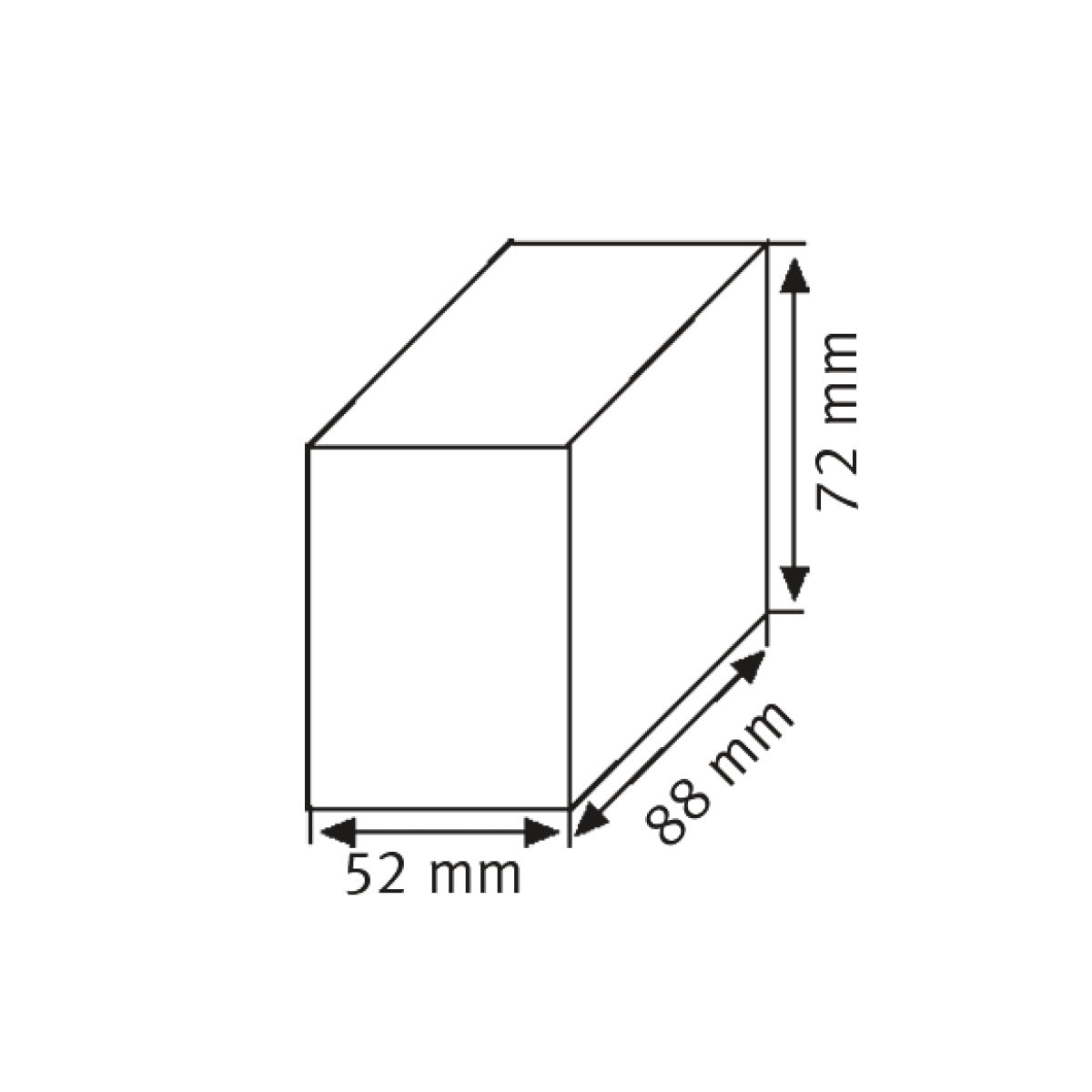 Schweisskraft Kohleblock zum Bearbeiten 88 x 72 52 mm - SM-1231026BB