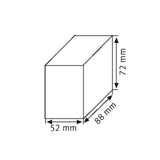 Schweisskraft Kohleblock zum Bearbeiten 88 x 72 52 mm - SM-1231026BB