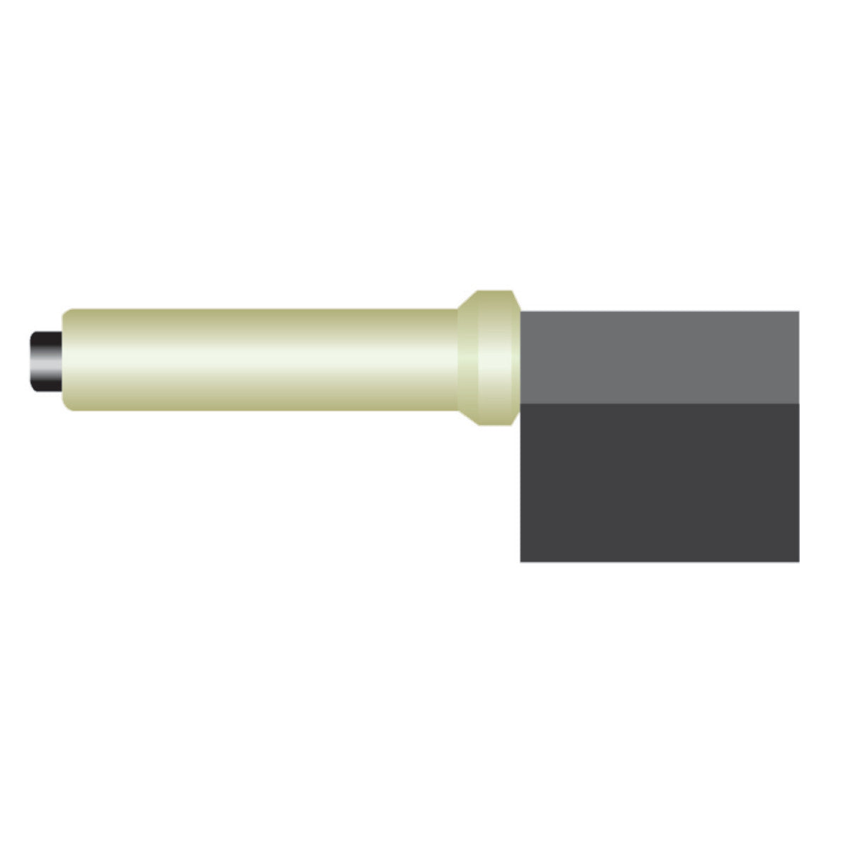 SCHWEISSKRAFT Reinigungsstempel  mit Kohle 30°, seitlich gebohrt SM-1231026SH