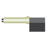 SCHWEISSKRAFT Reinigungsstempel  mit Kohle 30°, seitlich gebohrt SM-1231026SH