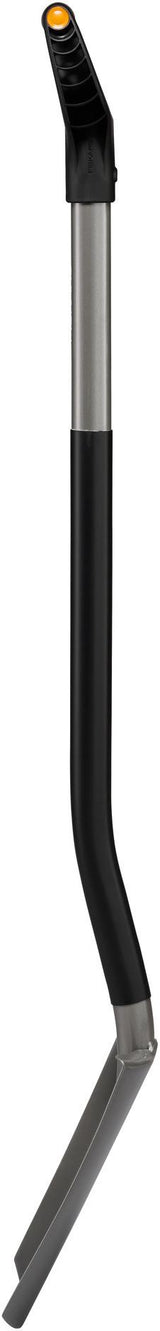 FISKARS Gärtnerspaten rund mit D-Griff – Stahl, 1250 mm Stiel, SoftGrip