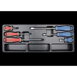 KING TONY Profi-Werkzeuge - Schlitz- und PHILLIPS®-Schraubendreher-Modul-Set - 6 tlg. 931006MR