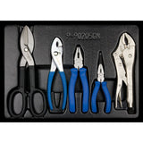 KING TONY Profi-Werkzeuge - Zangen- und Scheren-Set - 5 tlg. 990205GN