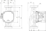GRUNDFOS Hocheffizienz Umwälzpumpe ALPHA2 GO 32-75 180 – App-Steuerung, AUTOADAPT, PWM
