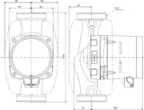 GRUNDFOS Hocheffizienz-Umwälzpumpe ALPHA2 25-40 180 mm, ECM-Technologie, AutoAdapt