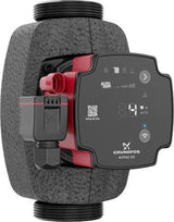 GRUNDFOS Hocheffizienz Umwälzpumpe ALPHA2 GO 32-75 180 – App-Steuerung, AUTOADAPT, PWM