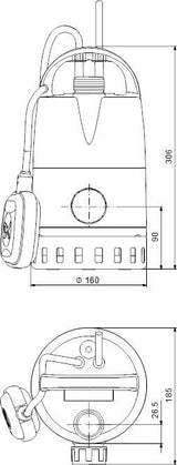GRUNDFOS Unilift CC-7 Kellerentwässerungspumpe AISI316 230V 0,38kW 10m Kabel