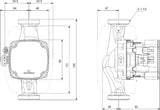GRUNDFOS Hocheffizienz Umwälzpumpe ALPHA2 GO 25-90 180 220-240V 9H DG0