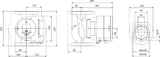 GRUNDFOS MAGNA3 32-120 F Hocheffizienz-Umwälzpumpe, elektronisch geregelt, DN 32, 220 mm