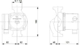 GRUNDFOS Zirkulationspumpe UPS 25-40 N 180 mm 1x230V G1 1/2