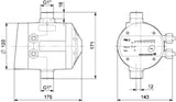 GRUNDFOS Pressure Manager PM1/2,2 – Drucksteuerung 2,2 bar, 230 V, IP65, Trockenlaufschutz
