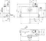GRUNDFOS Kleinhebeanlage Sololift2 WC-3 0,6 kW 230 V – Fäkalienhebeanlage mit Schneidwerk