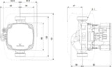 GRUNDFOS Hocheffizienz Umwälzpumpe ALPHA2 GO 15-90 130 220-240V 9H DG0