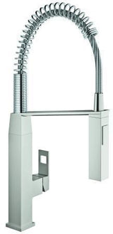 GROHE Eurocube Einhand-Spültischbatterie mit Profibrause, chrom – 31395