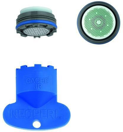 GROHE Mousseur 48480 Außengewinde integriert M 21,5x1 – AquaGuide verstellbarer Strahlregler