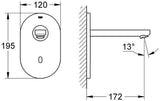 GROHE Eurosmart CE Infrarot-Elektronik für Waschtisch-Wandarmatur, ohne Mischung, 230V, chrom